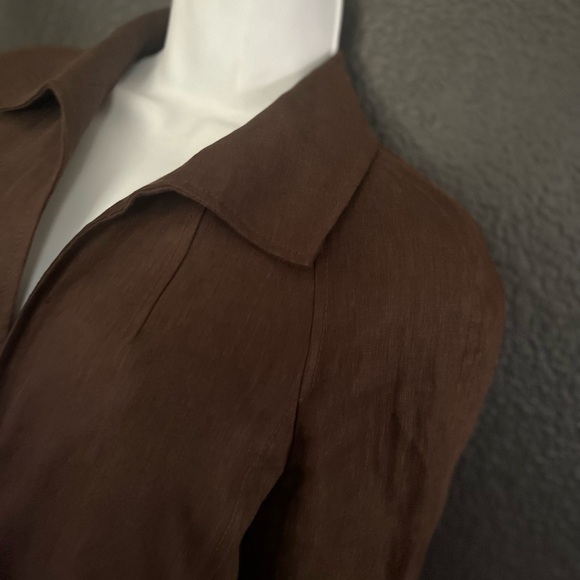 Talbots 100% Linen blazer - Picture 4 of 9